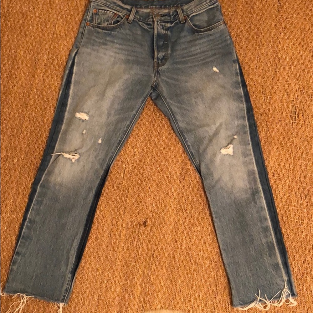 High waisted Levi pants